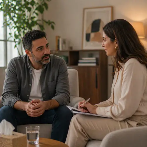 Mental Health Mature Man